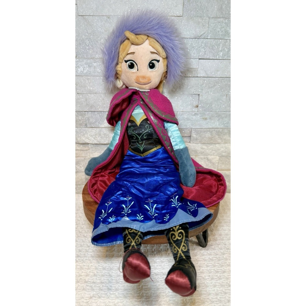 Disney Frozen Anna Plush Doll 22" Disney On Ice Feld Entertainment Princess Toy